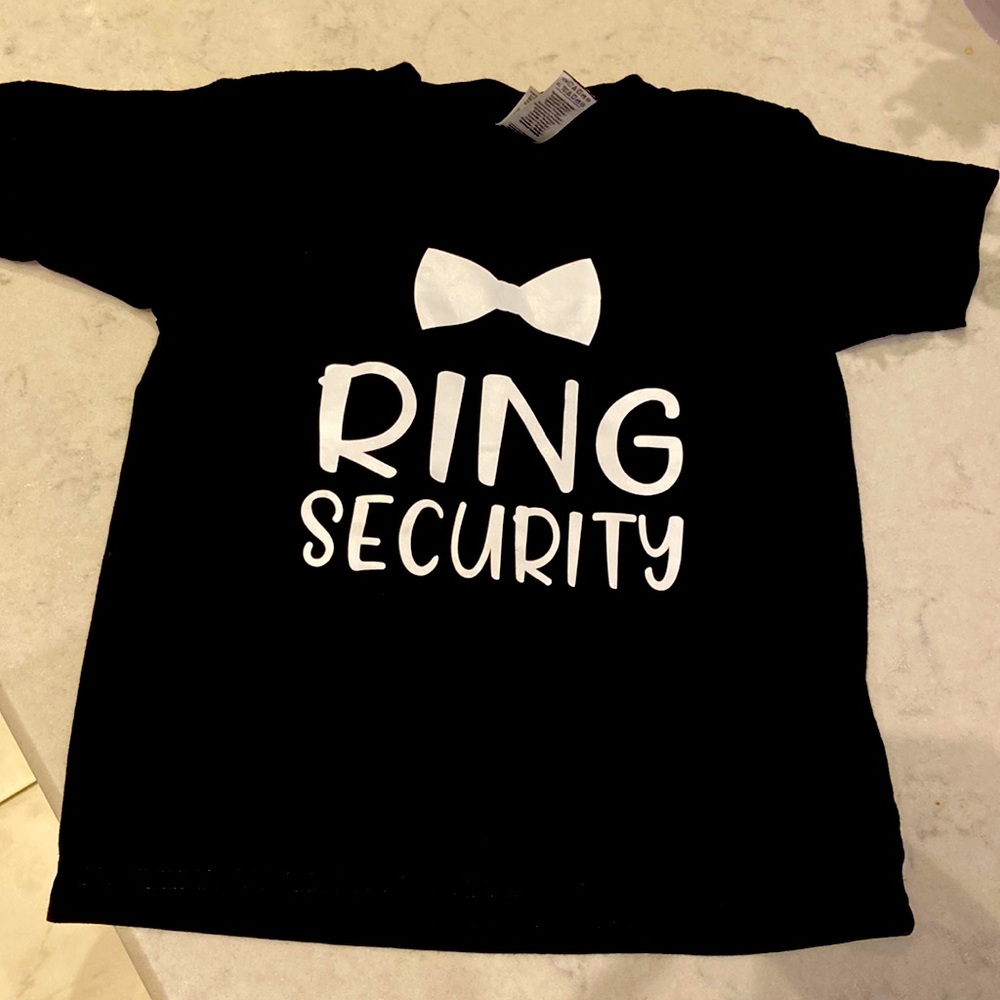 Ring security graphic tshirt
